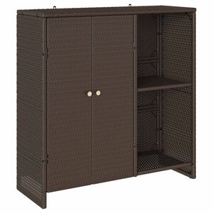 vidaXL Szafka do przechowywania Brązowy 100 x 36 x 102 cm rattan