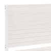 vidaXL Dłuższe ł&oacute;żko bez materaca, białe, 140x210 cm, lite drewno