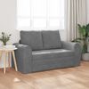 vidaXL Sofa Bed 60cm Ciemnoszary Aksamit
