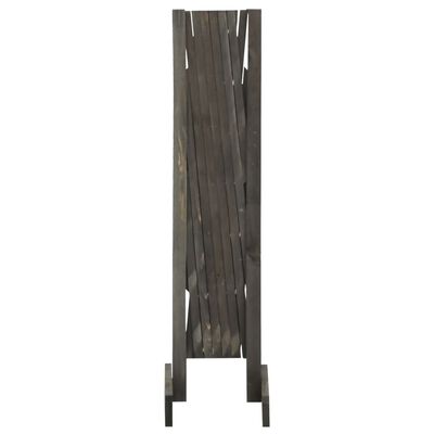 vidaXL Ogrodowy płot kratkowy, szary, 120x90 cm, lite drewno jodłowe