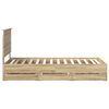 vidaXL Ramka ł&oacute;żka Dąb Sonoma 90 x 190 cm Drewno inżynieryjne