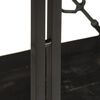 vidaXL 3-poziomowy regał, czarny, 60x30x80 cm, lite drewno mango