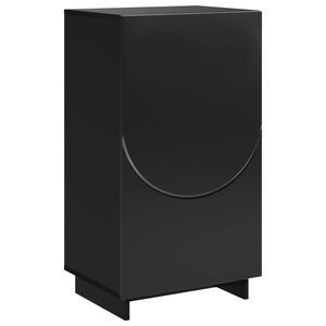 vidaXL Szafka na buty 48 x 38 x 87,5 cm Drewno inżynieryjne Czarny