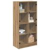 vidaXL Highboard Dąb rzemieślniczy 68 x 37 x 142 cm