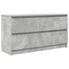 vidaXL Szafka RTV Beton Szary 100x35x54 cm Drewno klejone