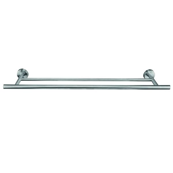 Kleine Wolke Wieszak na ręczniki Allegra z 2 drążkami, chromowy