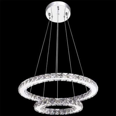 vidaXL Lampa wisząca LED w kształcie podwójnego pierścienia, 23,6 W
