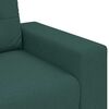 vidaXL Sofa 3 pcs Ciemna zieleń 221 x 80 x 80 cm Tkanina lniana