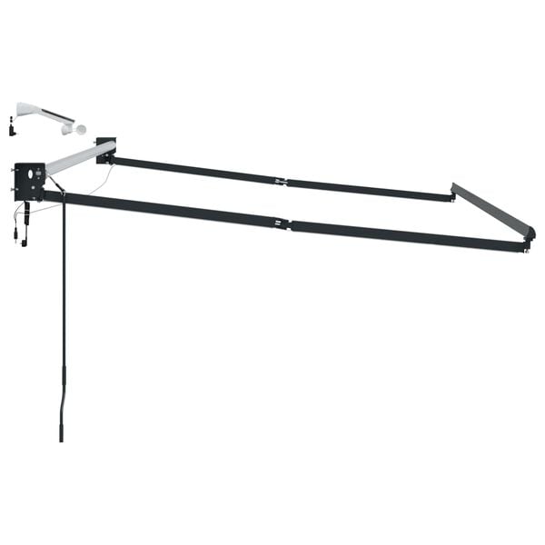 vidaXL Elektryczna rama markizy składanej Antracyt 3,5 x 2 m Aluminium