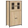 vidaXL Kredens, dąb sonoma, 62x32x106,5 cm, materiał drewnopochodny