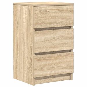 vidaXL Szafka nocna z 3 szufladami Dąb Sonoma 39x35x65 cm