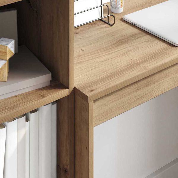 vidaXL Biurko Dąb rzemieślniczy 80 x 40 x 76 cm