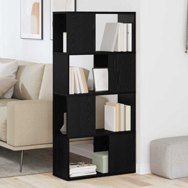 vidaXL Zestaw szafek RTV Czarny 60 x 24 x 125,5 cm