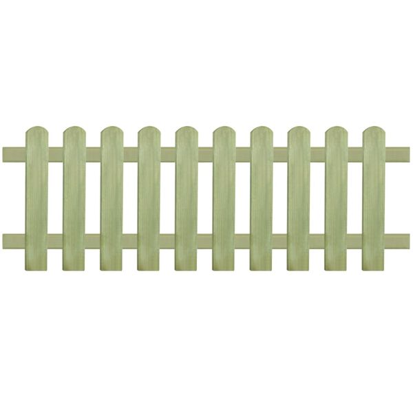 vidaXL Panel ogrodzeniowy, impregnowana sosna, 170x60 cm, 6/9 cm