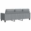 vidaXL Sofa 3-osobowa, jasnoszara, 180 cm, tapicerowana tkaniną