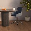 vidaXL Obrotowe krzesło biurowe, ciemnoszare, tapicerowane tkaniną