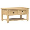 vidaXL Stolik kawowy z szufladami Corona, 85x50x45 cm, drewno sosnowe