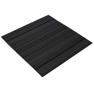 vidaXL Płytka dywanowa Pasiasty Jasnoszary 50 x 50 cm 4 szt.