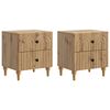 vidaXL Szafka Nocna z szufladą 2 pcs Dąb artisan 43 x 34,5 x 48 cm