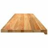 vidaXL Parapety 2 szt., jasnobrązowy, 160x40x2 cm, lite drewno dębowe