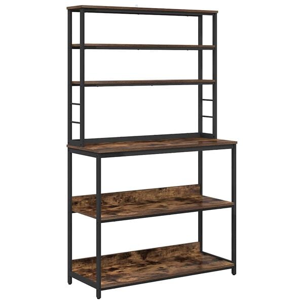 vidaXL P&oacute;łka kuchenna Dąb wędzony 100 x 40 x 168 cm