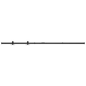 vidaXL System do drzwi przesuwnych do mebli, stal węglowa, 183 cm
