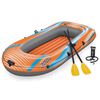 Bestway Pontoon dmuchany pomarańczowy 246 x 122 cm PVC