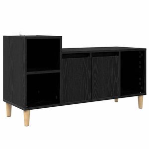 vidaXL Szafka pod telewizor 100 x 35 x 55 cm Czarny Dąb