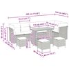 vidaXL Zestaw Sof na Ogr&oacute;d 10 pcs Szary polirattan