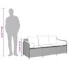 vidaXL 3-osobowa sofa ogrodowa z poduszkami, szara, polirattan