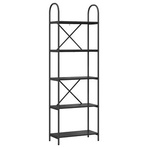vidaXL P&oacute;łka na książki 5 poziomy 60 x 30 x 183 cm Drewno inżynieryjne