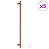 vidaXL Uchwyty do szafek, 5 szt., brąz, 320 mm, stal nierdzewna
