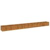 vidaXL Podwyższona grządka ogrodowa 482x50x36 cm, stal Corten