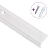 vidaXL Listwy schodowe w kształcie litery L 15 szt. Aluminium 100 cm