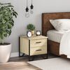 vidaXL Szafka nocna, dąb sonoma, 40x41x40 cm, materiał drewnopochodny