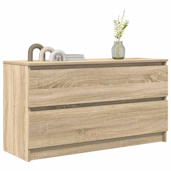 vidaXL Szafka RTV Sonoma Oak 100x35x54 cm Drewno klejone