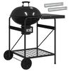 vidaXL Grill węglowy z rurkami do wędzenia 91 x 71 x 107 cm Stal
