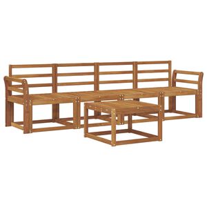 vidaXL Zestaw sof na zewnątrz 5 pcs Naturalny