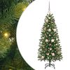 vidaXL Sztuczna choinka z 150 diodami LED Zielony 120 cm PE i PVC