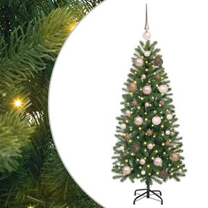 vidaXL Sztuczna choinka Zielony 120 cm PE i PVC
