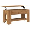 vidaXL Stolik kawowy Artisan Oak 101x49x52 cm Drewno klejone
