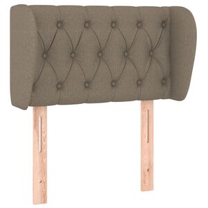 vidaXL Zagł&oacute;wek uszak, taupe, 83x23x78/88 cm, tkanina