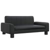 vidaXL Sofa dla dzieci, czarna, 70x45x30 cm, sztuczna sk&oacute;ra