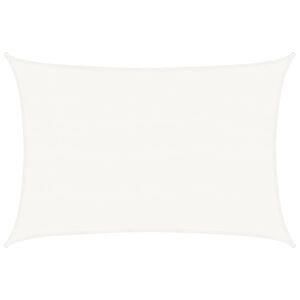 vidaXL Żagiel przeciwsłoneczny, 160 g/m&sup2;, biały, 5x6 m, HDPE