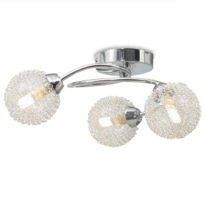 vidaXL Lampa sufitowa na 3 żar&oacute;wki LED G9, 120 W