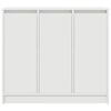 vidaXL Komoda Biała 85x34x76 cm Drewno klejone