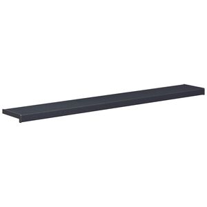 vidaXL Parapet okienny Antracytowy z rysunkiem drewna PVC