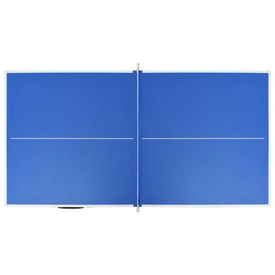 vidaXL Stół do tenisa z siatką, 5 stóp, 152 x 76 x 66 cm, niebieski