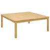vidaXL Stolik kawowy Jasna akacja 110 x 110 x 45 cm Lite Drewno Akacji