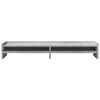 vidaXL Podstawka pod monitor, betonowy szary, 100x24x16 cm